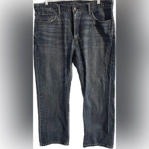 EUC Levi’s Jeans 559, beautiful distressed denim, 38x30, 100 percent cotton